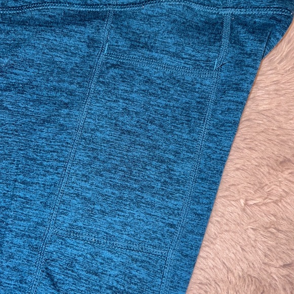 GAIAM teal blue heathered dark blue black yoga pants leggings fitted tights XS - Picture 8 of 8